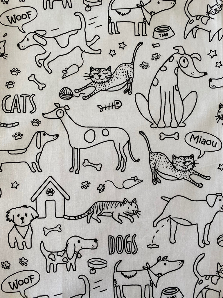 coloriage chiens et chats